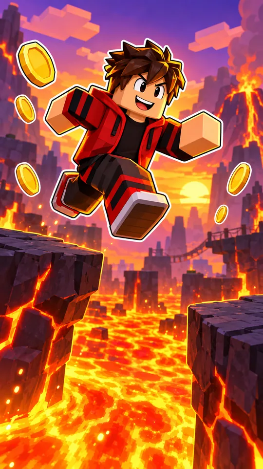 Lava Tycoon, example Roblox game art
